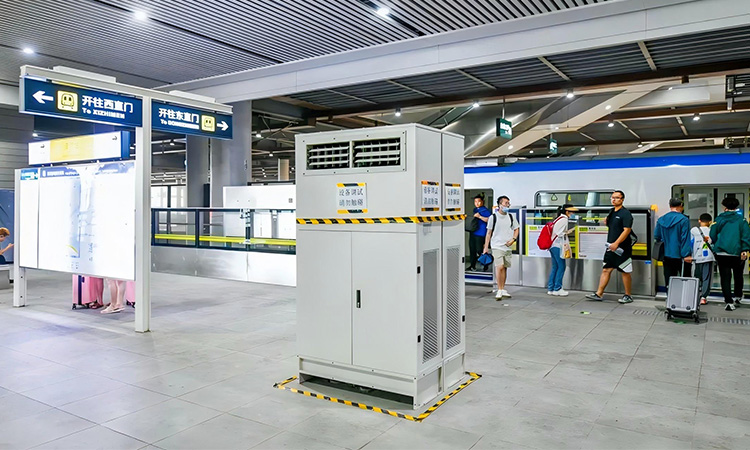北京地下鉄地上駅16駅の温熱環境改善プロジェクト第1期