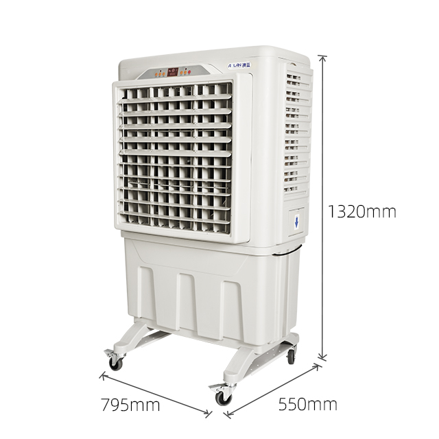 AZL06-ZY13G 6000m3/h 高速配送 モバイルポータブル蒸発式エアクーラー 工場 3速プラスチックファンで快適な環境を創造 - アオラン