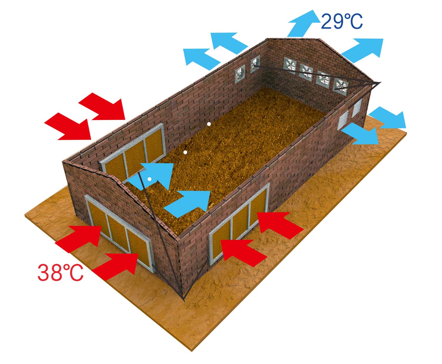 Evaporative Cooling Pad System